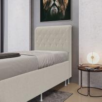 Cabeceira Bellatrix 90 / N-037 Bouclê Off White Aradecor Cabeceira Bellatrix 90 / N-037 Bouclê Off White Aradecor