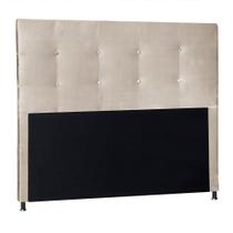 Cabeceira Berlim 1,40 Cm Para Cama Box Casal Suede Bege Cabeceira Berlim 1,40 Cm Para Cama Box Casal Suede Bege