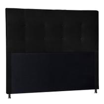 Cabeceira Berlim 1,95 Cm Cama Box king Size Preto