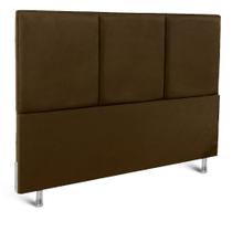 Cabeceira Block F.A Colchões Swede Café King Size 193x15x127cm