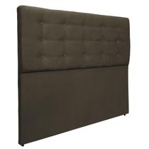Cabeceira Botões Almofadada Para Cama Luxo Clean Suede RBL