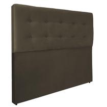 Cabeceira Botões Cama Box Estofada Luxo Suede RBL