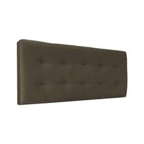 Cabeceira Botões Cama Box Estofada Luxo Suede RBL