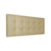 Cabeceira Botonê Almofadada Para Cama Luxo Clean Linho RBL