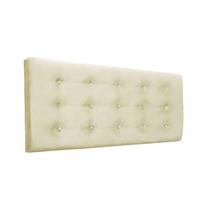 Cabeceira Botonê Cama Box Estofada Luxo Suede RBL