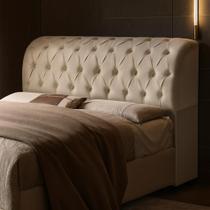 Cabeceira Box Capitone Com Bau Organizador Casal 1.40mt 140cm Antonela Para Quarto Luxuoso