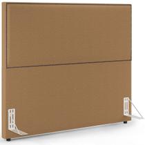 Cabeceira Box Casal King Com Tachas 195 cm Vicenza L02 Bouclê Mostarda - Lyam Decor