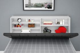 Cabeceira Box Casal Queen Isis Branco com Capitonê Preto