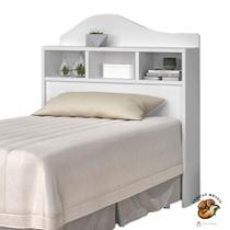 Cabeceira Box Irlanda Solteiro Flex Branco J&A Móveis Cabeceira Box Irlanda Solteiro Flex Branco J&A Móveis