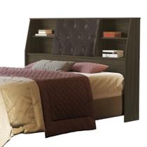 Cabeceira Box Para Colchão Casal 1,40 Nubia Castanho Moderno Com Estofado Sued Nogal Para Quarto Design Classico Cabeceira Box Para Colchão Casal 1,40 Nubia Castanho Moderno Com Estofado Sued Nogal Para Quarto Design Classico