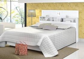 Cabeceira Box Queen Florença 1.60 Branco - Vitamov