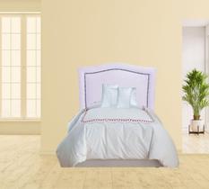 Cabeceira Box Solteiro Curva Branca - Brilho'S Mellsolf