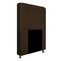 Cabeceira Brenda Para Cama Box Solteiro 100cm com Capitonê Suede - Ecotec Decor