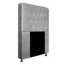 Cabeceira Brenda Para Cama Box Solteiro 90cm com Capitonê Suede - Ecotec Decor
