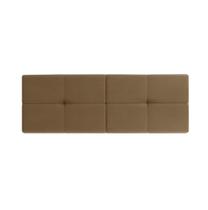 Cabeceira Bruna Para Cama Casal Box 1,40x0,55cm Estofada Painel Quarto
