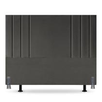Cabeceira Cama Box 100 Cm Suede Solteiro Frame Estofada Cinza Cabeceira Cama Box 100 Cm Suede Solteiro Frame Estofada Cinza