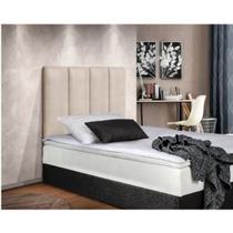 Cabeceira Cama Box 100x45 Solteiro Areia Ane