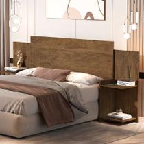 Cabeceira Cama Box 90 / 140 /160 Regulável MDF e Prateleira
