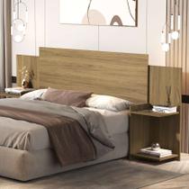 Cabeceira Cama Box 90 / 140 /160 Regulável MDF e Prateleira