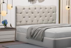 Cabeceira cama box casal 1.40 dunas - suede bege