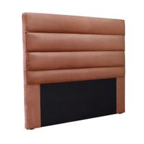 Cabeceira Cama Box Casal 140 cm Arles Veludo Cobre S04 - D'Rossi