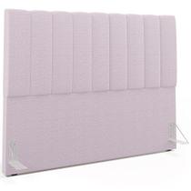 Cabeceira Cama Box Casal 140 cm Dália W01 Bouclê Rosê - Lyam Decor Cabeceira Cama Box Casal 140 cm Dália W01 Bouclê Rosê - Lyam Decor