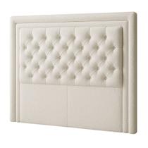 Cabeceira Cama Box Casal 140 cm Elegance Bouclé Off White - Nexta Casa Cabeceira Cama Box Casal 140 cm Elegance Bouclé Off White - Nexta Casa
