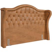 Cabeceira Cama Box Casal 140 cm P05 Lisboa material sintético Whisky - Lyam Decor Cabeceira Cama Box Casal 140 cm P05 Lisboa material sintético Whisky - Lyam Decor