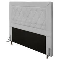 Cabeceira Cama Box Casal 140cm D10 Turmalina Corano Branco - Mpozenato