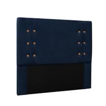 Cabeceira Cama Box Casal 140cm e Recamier Gênova Suede S04 - D'Rossi