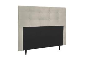 Cabeceira Cama Box Casal 140cm Helena Suede Bege Isis Decor