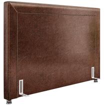 Cabeceira Cama Box Casal 140cm P05 Berlim material sintético Marrom Cabeceira Cama Box Casal 140cm P05 Berlim material sintético Marrom