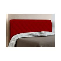 Cabeceira Cama Box Casal 140cm Paris Veludo Vermelho - JS Móveis