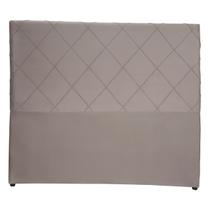 Cabeceira Cama Box Casal 1,40m Débora Estofada Veludo Deluxe, Matelassê e Madeira Resistente