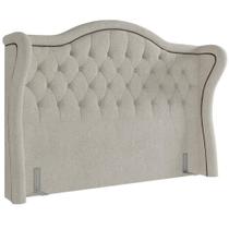 Cabeceira Cama Box Casal 160 Cm P05 Lisboa Bouclê Creme - Lyam Decor