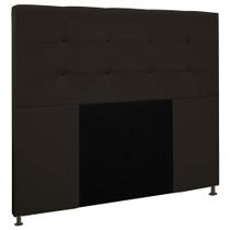 Cabeceira Cama Box Casal 193cm Safira Suede I02 Marrom - Mpozenato