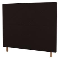 Cabeceira Cama Box Casal Cairo 140cm Corano Marrom - Abmaza