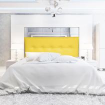 Cabeceira Cama Box Casal Durasi 05 Amarelo 140 X 60 Rbl