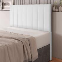 Cabeceira Cama Box Casal Ivana 140cm Sintético Branco - Abmaza