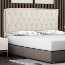 Cabeceira Cama Box Casal Jadi 140 Cm Suede Bege Claro Cabeceira Cama Box Casal Jadi 140 Cm Suede Bege Claro