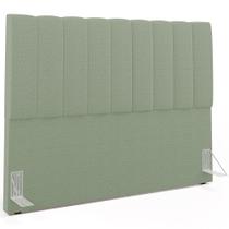 Cabeceira Cama Box Casal King 195 cm Dália W01 Bouclê Oliva - Lyam Decor