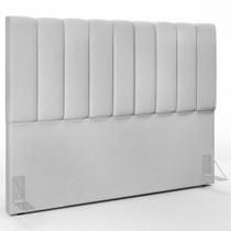 Cabeceira Cama Box Casal King 195 Cm Dália W01 Linho Cinza Cabeceira Cama Box Casal King 195 Cm Dália W01 Linho Cinza