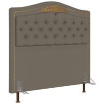 Cabeceira Cama Box Casal King 195cm Imperial J02 Corano Areia - Mpozenato