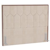 Cabeceira Cama Box Casal King 195cm Órion P02 Linho Bege Cru - Mpozenato Cabeceira Cama Box Casal King 195cm Órion P02 Linho Bege Cru - Mpozenato