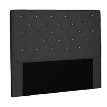 Cabeceira Cama Box Casal King 195cm Tânia Suede Preto - Sheep Estofados