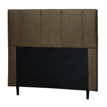Cabeceira Cama Box Casal King Donna 193cm Suede Marrom - Desk Design