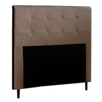 Cabeceira Cama Box Casal King Luna 193cm Corano Marrom - Desk Design