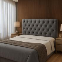 Cabeceira Cama Box Casal King Size 190cm Valentina Estofada