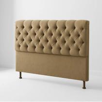 Cabeceira Cama Box Casal King Size 195cm Valentina Estofada
