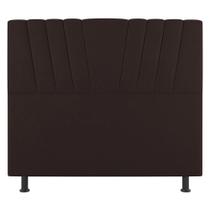 Cabeceira Cama Box Casal King Size Dublin 195cm Linho Marrom - Abmaza Cabeceira Cama Box Casal King Size Dublin 195cm Linho Marrom - Abmaza